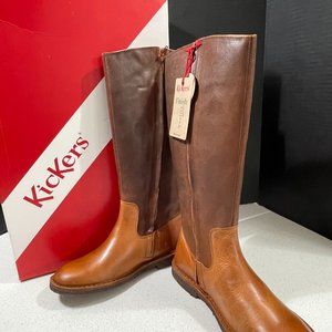 KICKERS - Tintta Camel Women's Boots - New in Box